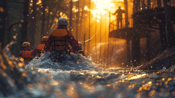 Aventure à rapid'eau park : rafting et parcours accrobranche