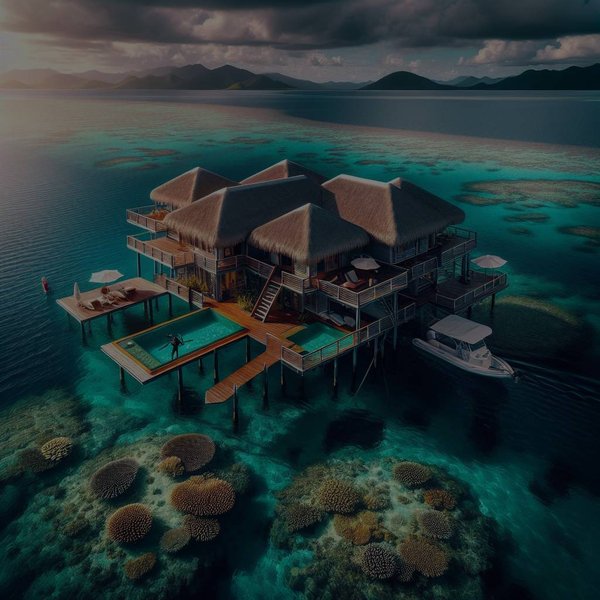 Où peut-on s'installer pour un séjour plongée dans la Grande Barrière de Corail avec équipement fourni?